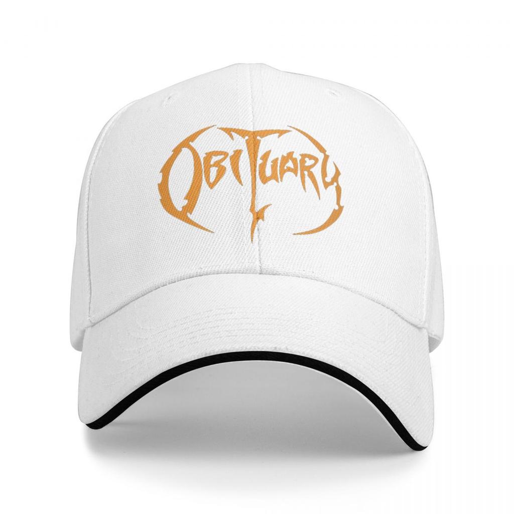 Unisex Baseballkepsar Dödsannons Death Metal Rockband Musik Utomhus Streetwear Sport Baseballkepsar Hip Hop Keps Casquette Hattar