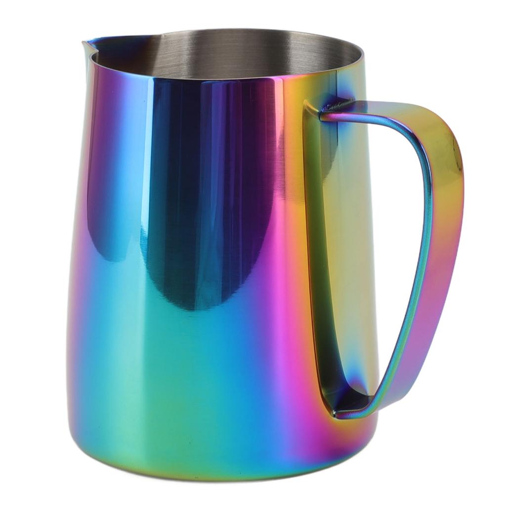 670ml Bunter Milchschaumkrug 304 Edelstahl Latte Art Kaffee Dampfschäumer Tasse