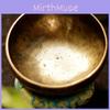Large Copper Buddha Sound Bowl For Meditation And Religious Rituals With Handcrafted Art