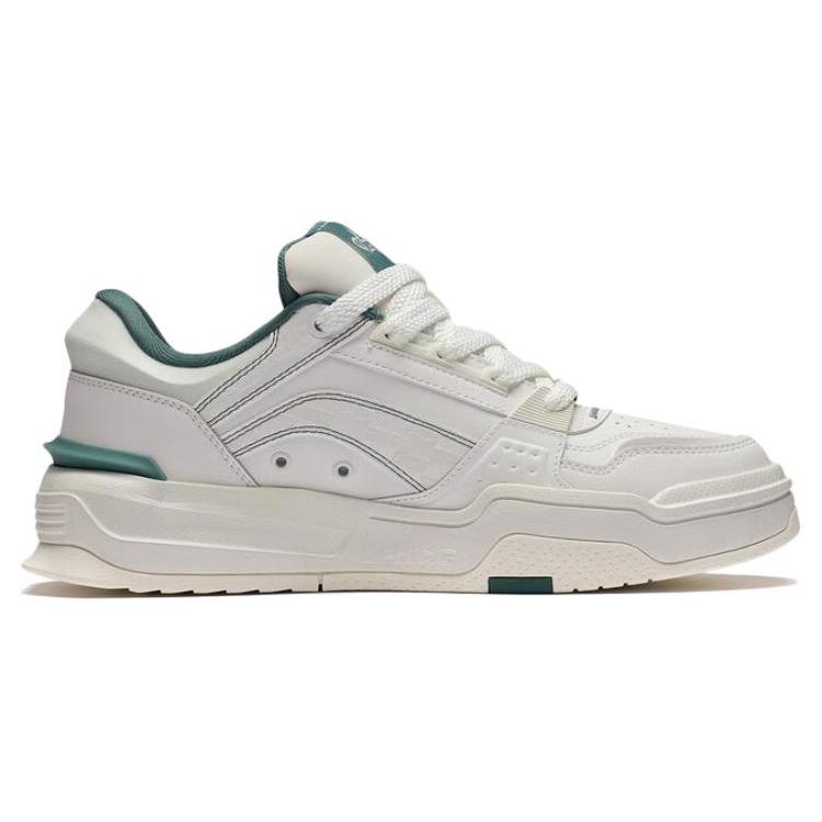 New LiNing Samchen Participate In The Stars Anti Slip Wear Resistant Low Top Sports Casual Shoes Mist White AGCS245-5