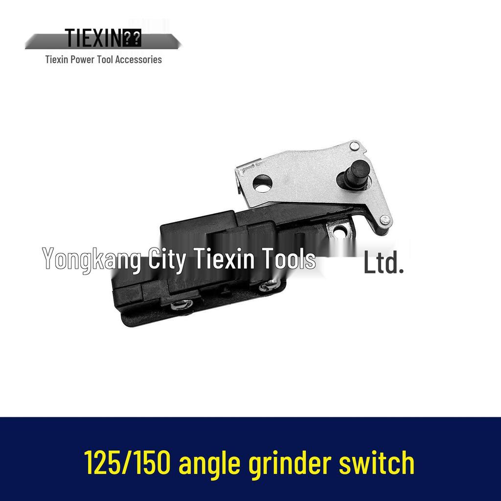 Iron Wrench 125/150 Angle Grinder Switch - Accessory for Cutting & Polishing Machines, Model 01601