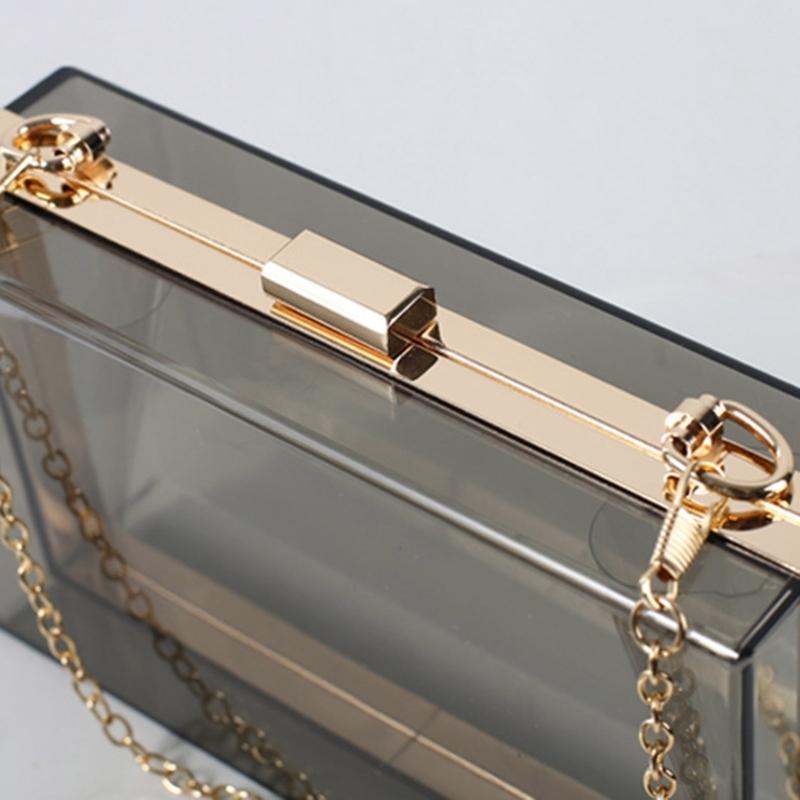 Stylish Transparent Box for Formal Occasions Fashionable and Durable Evening Bag Perfect for Parties and Weddings