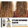 Crema de Peinado Hidratante Moisture Styling Elastin Acondicionador para Cabello Rizado Peinado de Larga Duración Volumen Hidratación Elasticidad, Moisture Styling Elast
