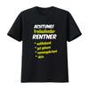 Rentner T Shirt Achtung Freilaufender Rente Wohlhabend Gut Gelaunt Sonnengebräunt Aktiv Lustig Geschenk Zum Ruhestand Vintage