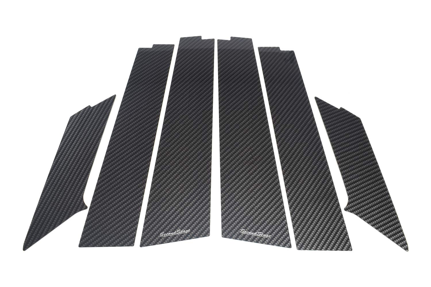 

SecondStage Digital Carbon Fiber Pillar Garnish for Nissan Kicks P15 to Vehicles with OEM SHN0205DCB (Exclusive Visors) /