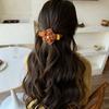 Statement Samt Blume Haarspange Haarnadeln Koreanisch Hinterkopf Haarspangen Haarklammer Haargriff für Frauen Haarschmuck Ornament