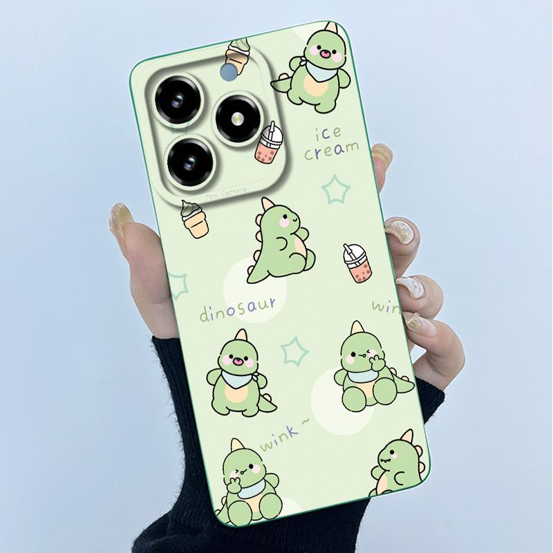 Case For Realme C61 C63 Cute Panda Sweet Girls Cats Silicone Soft Back Cover For Realme Narzo N63 2024 Bumper Protective Casing