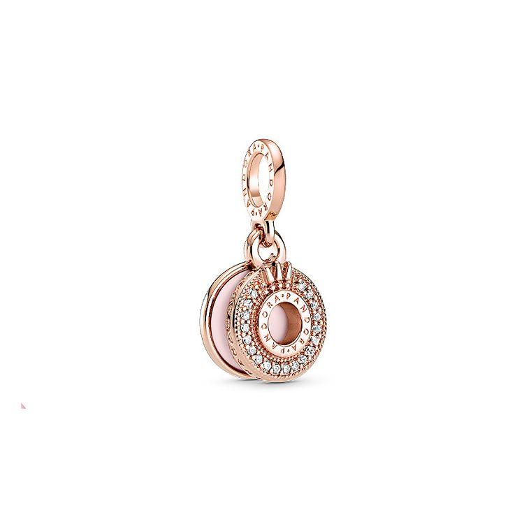 Pandora Rose Gold Pavé Crown Letter O Charm Unisex Charm 789055C01 Rose Gold