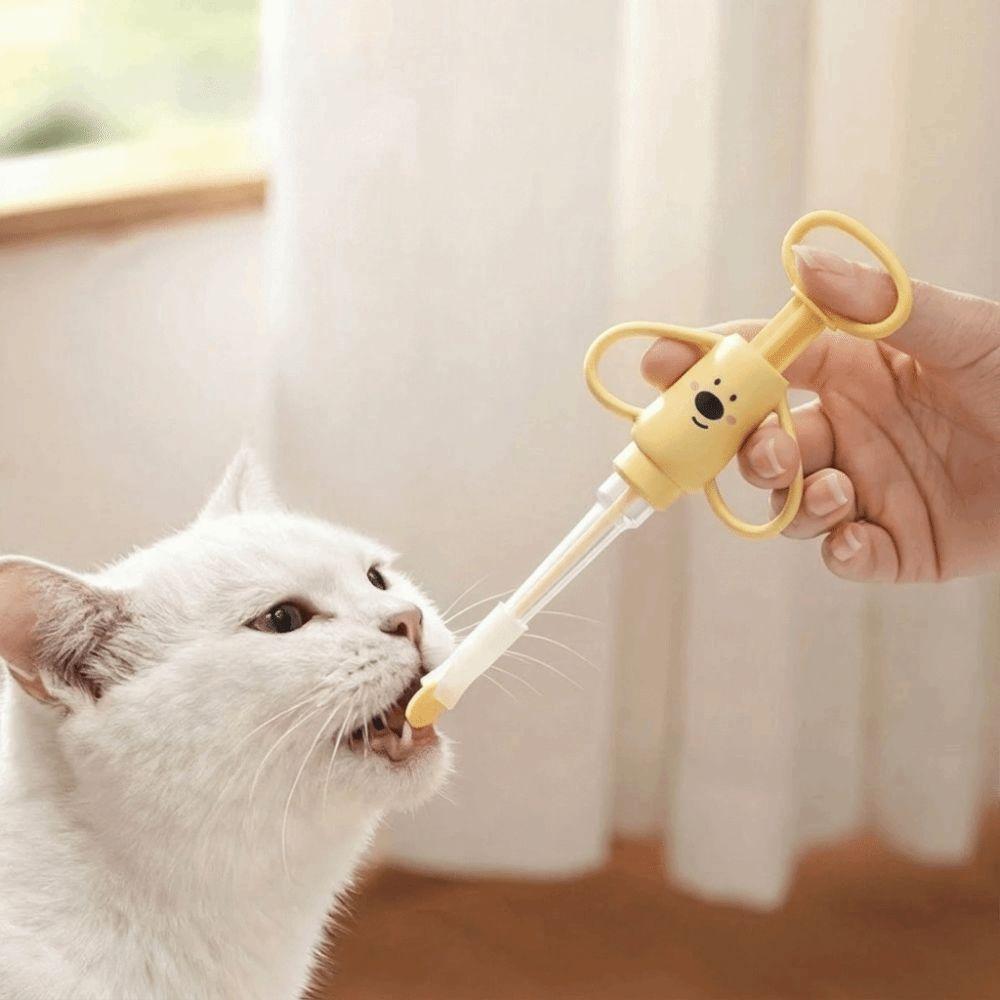 Distributeur de nourriture pour chaton détachable Anti-étouffement Dispositif d'alimentation pour chat Distributeur d'eau pour chaton Pour chaton chiot