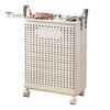 Dirty Clothes Basket Laundry with Wheels Large Capacity Handle Design Waterproof Slim Storage Box Hamper Breathable Mesh Holes Solution