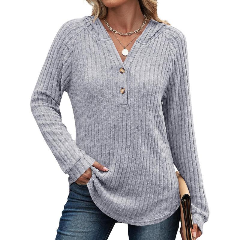 Elegant Casual Woman T-Shirt Fashion Loose T-Shirt Woman Temperament Long Sleeve T-Shirt Holiday Weekend