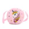 Unicorn Plush Crossbody Bag - Cute & Round Shoulder Bag for Girls with Coin Purse