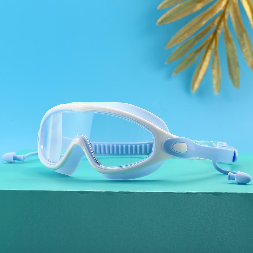 Children's swimming goggles high-definition waterproof fog large-frame diving goggles big boys and girls swimming goggles prof