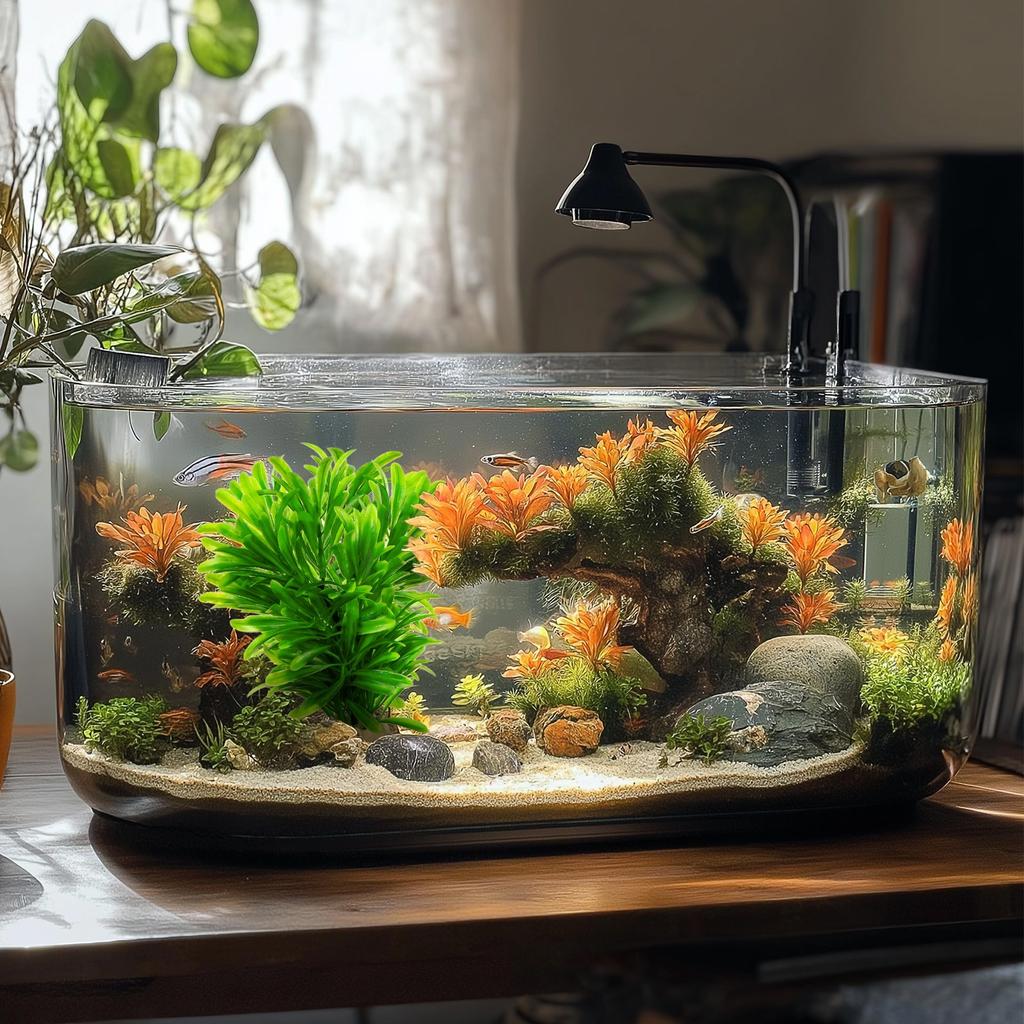 Artificial Green Plant Ornament Aquarium Decoration For Aquarium