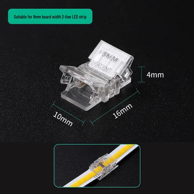 220V LED Strip Accessories: Switch Plug, Knob Dimmer, Connector, Connecting Wire, 24V Low-Voltage Corner