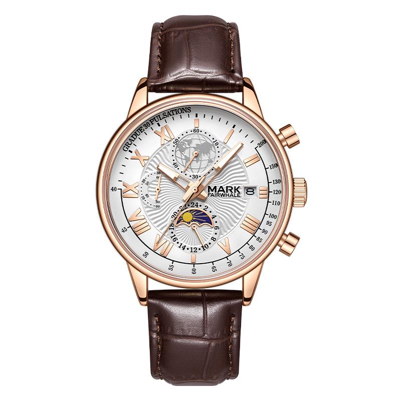 Mark Fairwhale Men s Classic Multifunctional Quartz Wristwatch