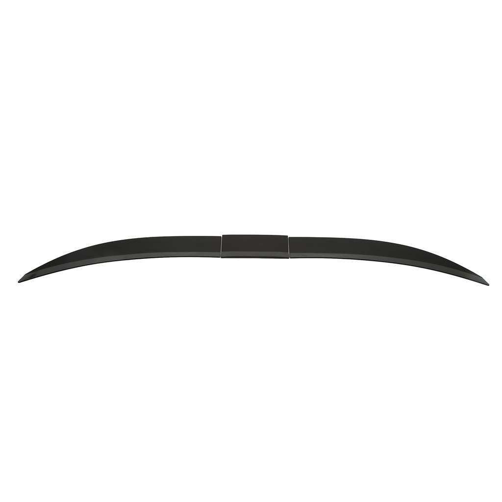 3 Pcs Glanz Schwarz Hinten Stamm Spoiler Lip Einstellbare Heckklappe Spoiler Flügel Universal für Seadan