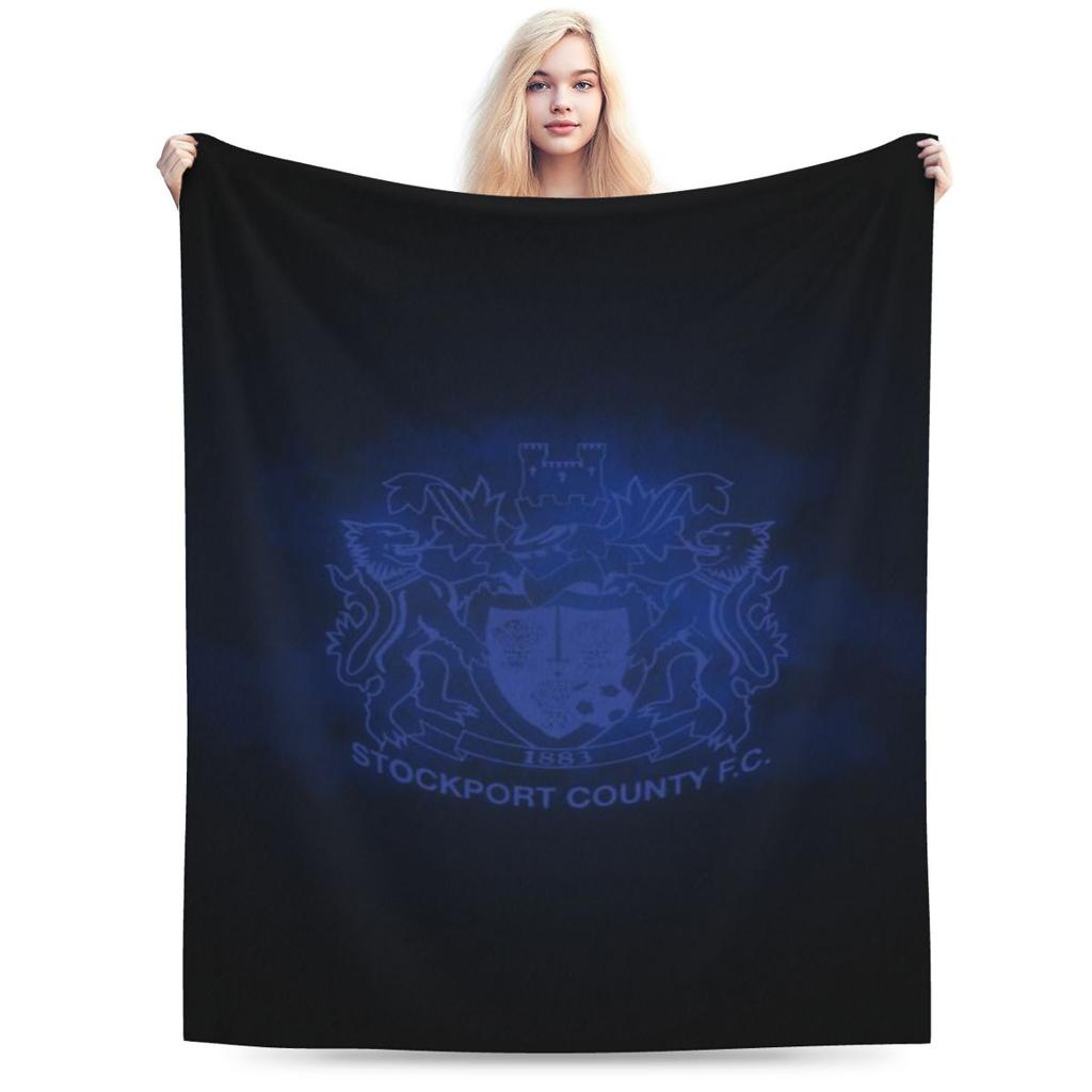Stockport County Custom Soft Party An UltraSoft Micro Fleece Blanket
