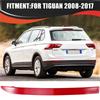 A58X-For Tiguan 2008-2017 Car Red Plastic Rear Bumper Reflectors Pair Left & Right 5ND945105 5ND945106