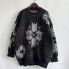 Women's /Winter Fashion Christmas Sweater Round Neck Long Seeve Sweater