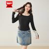 IEF Women's Plus Size Solid Color Casual Top