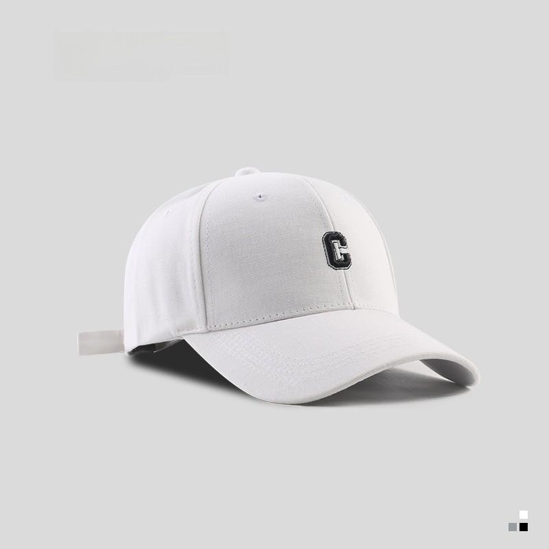 Classic Letter Embroidered Baseball Cap For Women Men Sun Protection Adjustable Fit