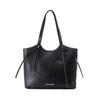 First Layer Cowhide Tote Bag Large Capacity Commuter Portable Bucket Bag Women's Leather Versatile Underarm Shoulder Bag