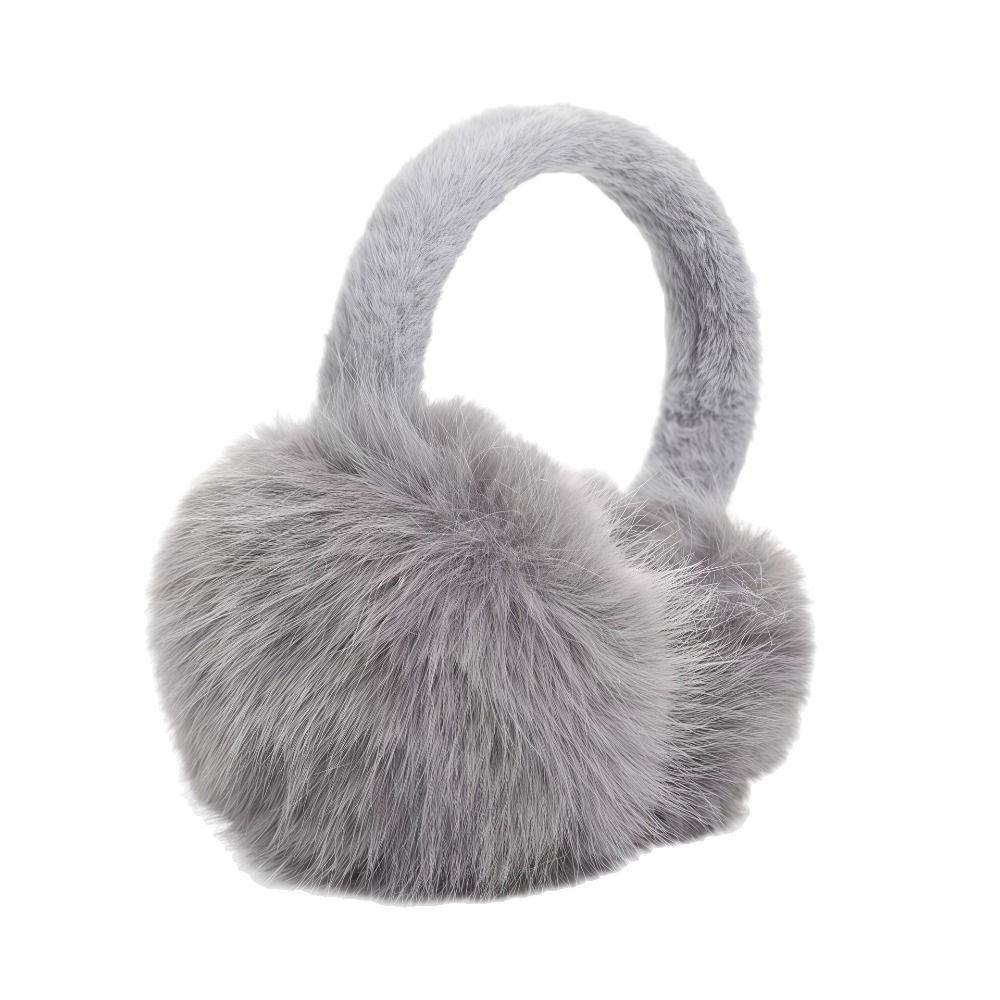 Winter Warm Folding Ear Warmer Thickened Soft Plush Earflaps  For Women Men Outdoor