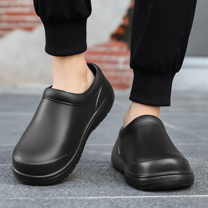 Fashion 2025 Men Women EVA Chef Shoes Non-slip Waterproof Oil-proof Shoes Comfortable Workers Slippers Outdoor Fishing Shoes