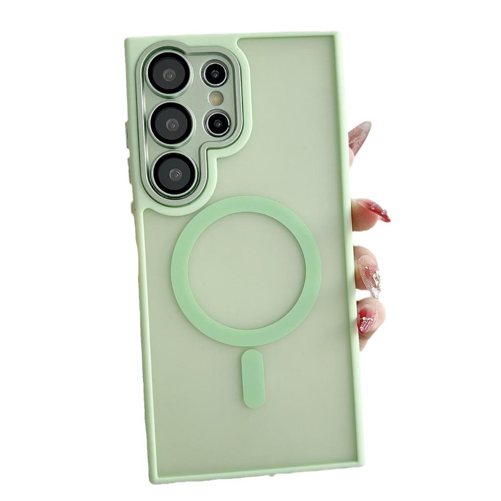 Simple Yadun Magnetic Skin absorbing Matte Suitable for Samsung S24u Mobile Phone Case S25EDGE Lens Film Anti Fall Case A55