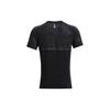 Under Armour Casual Breathable Running Sports T-Shirt Men Tops Black 1365676-001