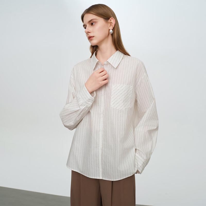 Elva  Island Women s Striped Long-Sleeve Shirt L