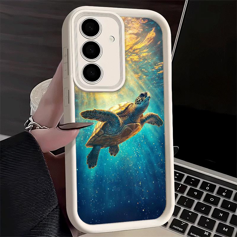 Summer Sea Turtle Cute Soft Phone Case for Samsung Galaxy S26 Ultra S25 Edge S24 S23 S22 Plus S21 S20 FE 5G Shell Silicone Funda