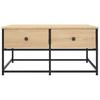 Coffee Table Sonoma Oak 80x80x40 cm Particleboard