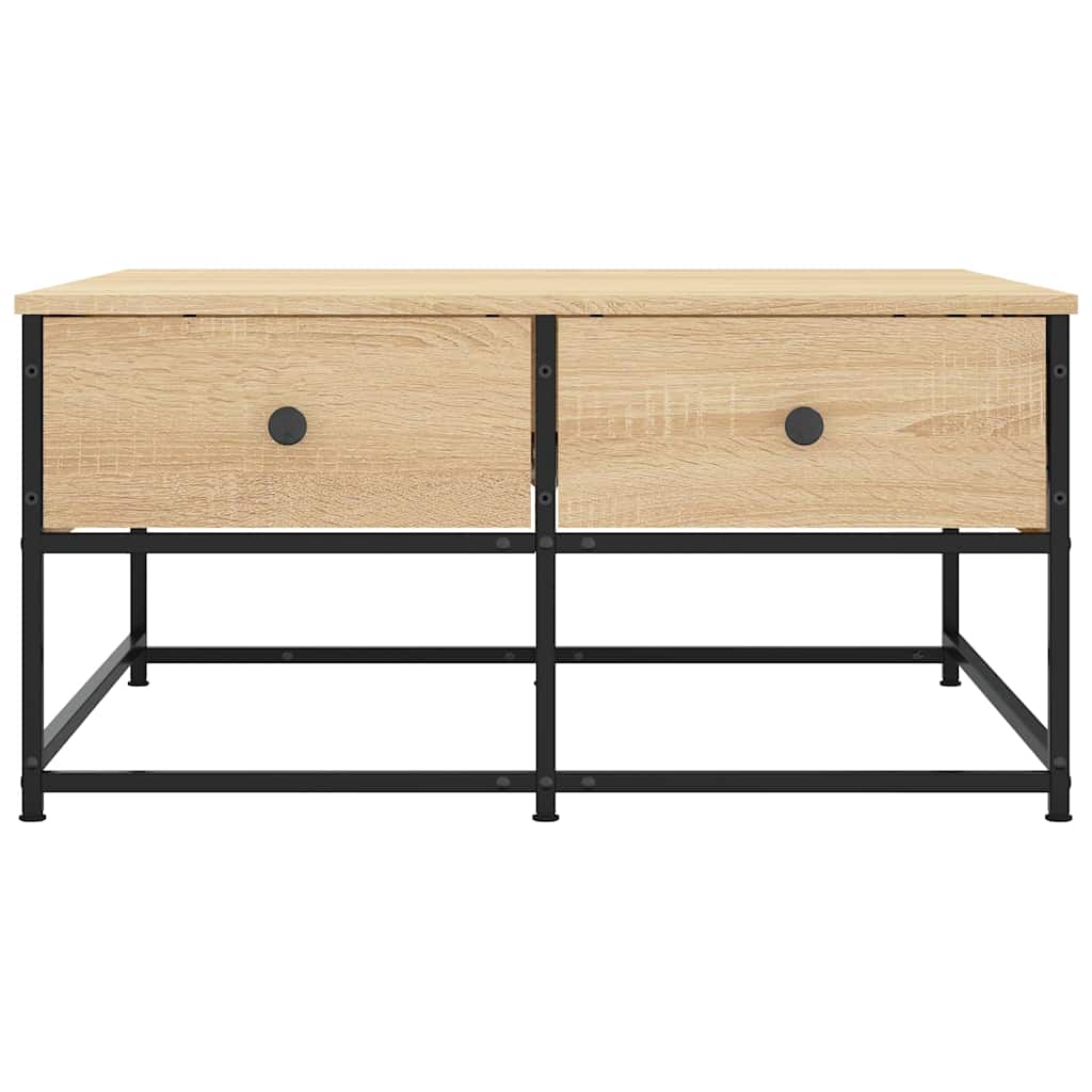 Coffee Table Sonoma Oak 80x80x40 cm Particleboard