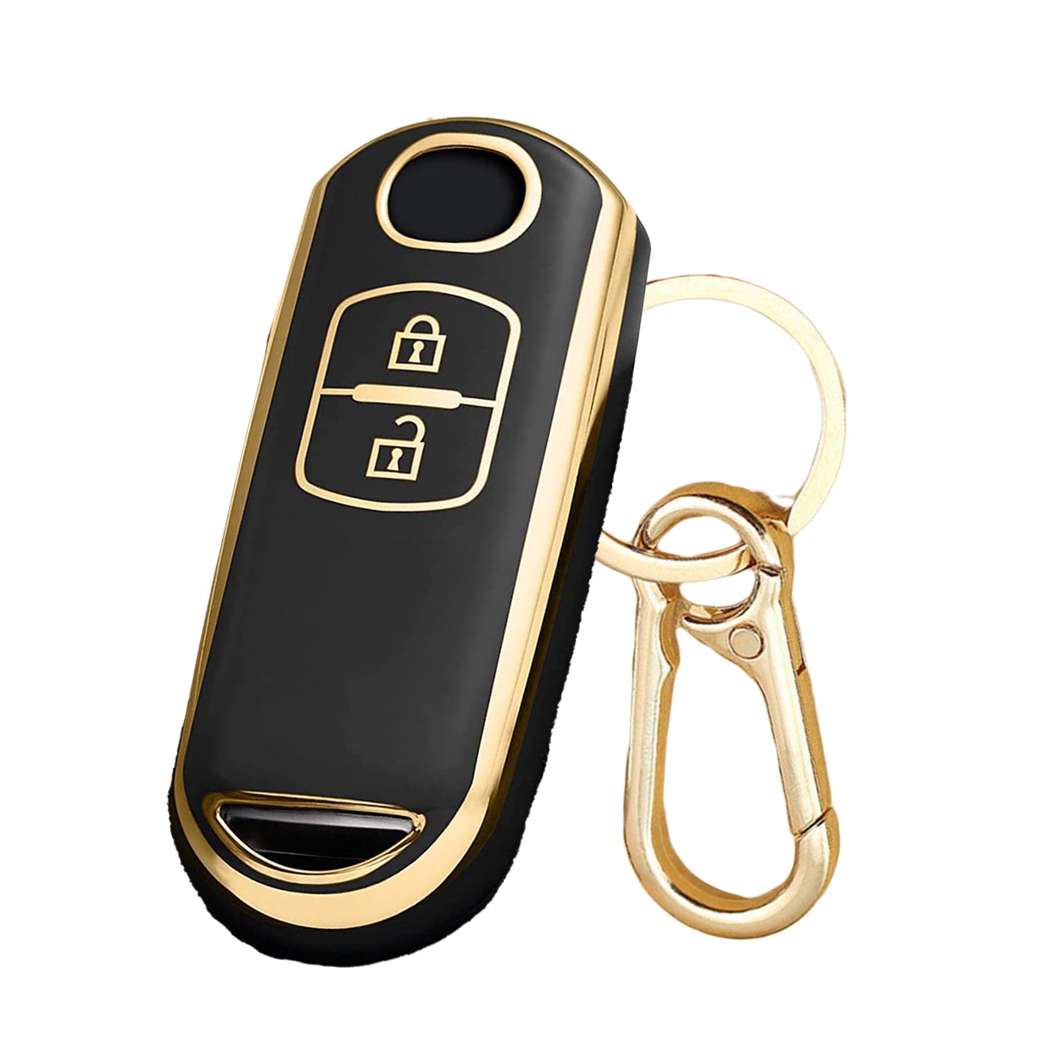 

FRACTAL CREATION Чехол для ключа Mazda с карабином, ТПУ материал, чехол для ключа, совместимый с