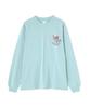 AVIREX Embroidery Japan Map Embroidery Long Sleeve T-Shirt T-Shirt, Men's, XL, 391, Sax, 783-4230009