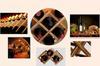 Anberotta Folding Wooden Wine Rack, Vintage Wine and Champagne Bottle Holder, Wood Storage Case, Stand, Interior Display (Holds 10 Bottles) N-W77