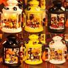 Pumpkin Lantern Halloween Decoration for Kids - Desktop Ornament & Toy