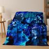 Fashion Billie Eilish Hit Me Hard and Soft Singer Flannel Blanket Soft Throw Blanket for Bed Bedroom Living Room Travel Gift Kid