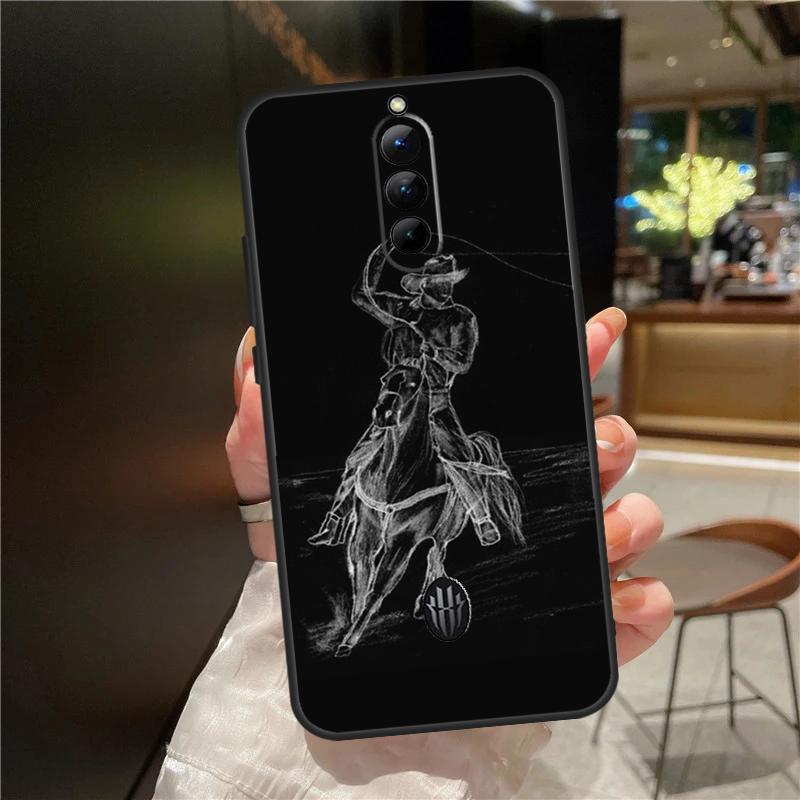 Extreme Sport Rodeo Cowboy Lasso Case For Red Magic 9 8S 8 Pro Plus Cover For ZTE Nubia Red Magic 6S 7S 6 7 Pro 6R 5S 5G