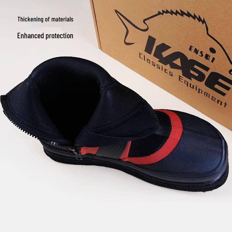 Scarpe Kaisiji Antiscivolo con Suola in Feltro e Borchie per Wading e Pesca