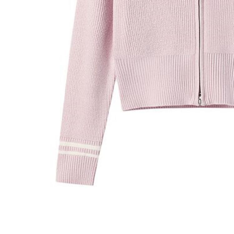 Fila Original Loose Casual Hooded Zip Long Sleeve Sweater Women sweater F51W549405F-PK