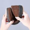 Cowhide Mother Shoes Large Size Medium and Old Casual Women's Single Shoes One Pedal Soft-soled Doudou Shoes Women