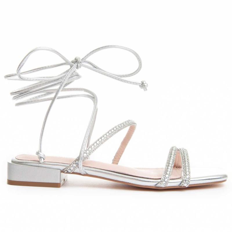 Sandalia Para Mujer.  Montevita  Sandsum  88542 cm argento