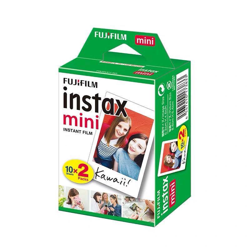 

Fuji Instax Mini 3-дюймова миттєва плівка, 20 аркушів, біла рамка, сумісна з Instax Mini