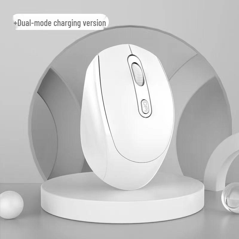 Macaron Color Dual-Mode Silent Rechargeable Wireless Bluetooth Mouse for Home, Office, and Gaming