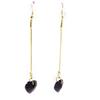 Les Trésors De Lily [J6708] - Boucles Créateur 'Mineralia' love noir