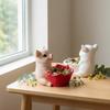 Pig Basket Silicone Flowerpot Mold for Resin Concrete Crafts Decorative Planter Candle Cups and Gift Container Making