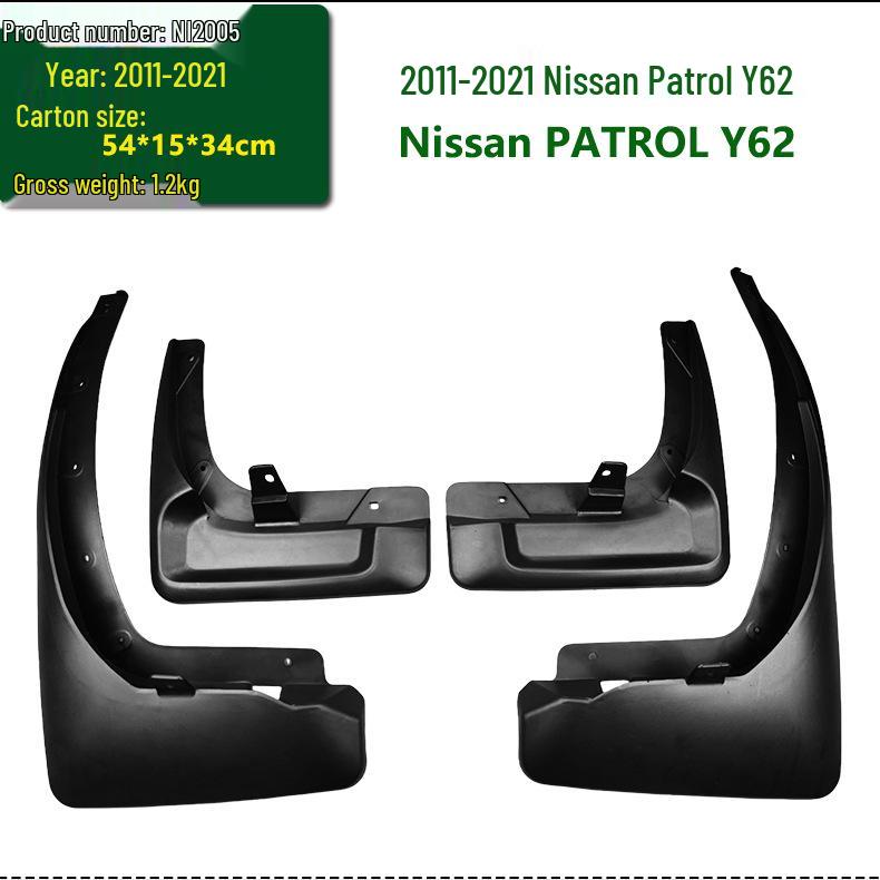 Mudguard for Nissan Patrol/Paladin Y61 Y62 Y63 Models (1997-2026) Car Accessories